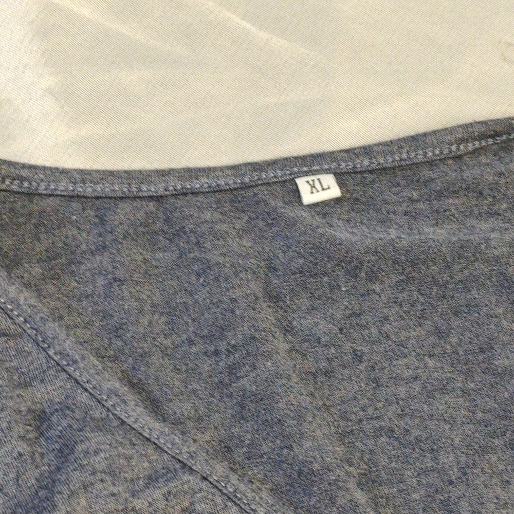 Gray Button-Down Maxi Dress - image 3